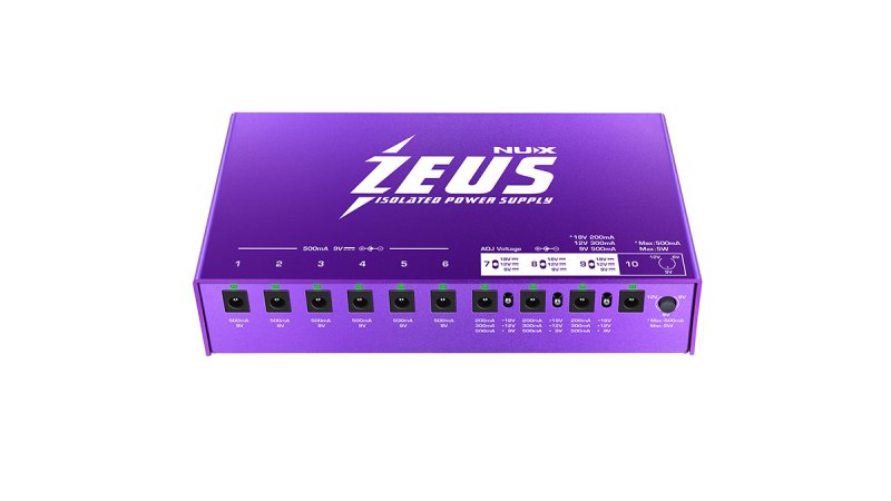 NUX - All-Isolated Guitar Pedal Power Supply #ZEUS