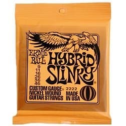 Ernie Ball - 9-46 Hybrid Slinky Nickel Wound Electric Guitar Strings #P02222