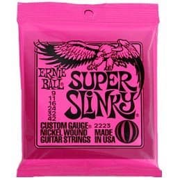 Ernie Ball - 9-42 Super Slinky Nickel Wound Electric Guitar Strings #P02223
